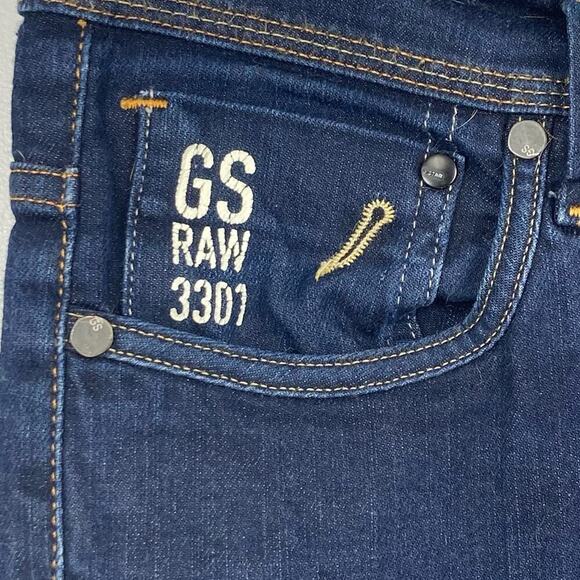 G-STAR Raw 3301 Defend Super Slim Jeans   Size 30 - Picture 5 of 12